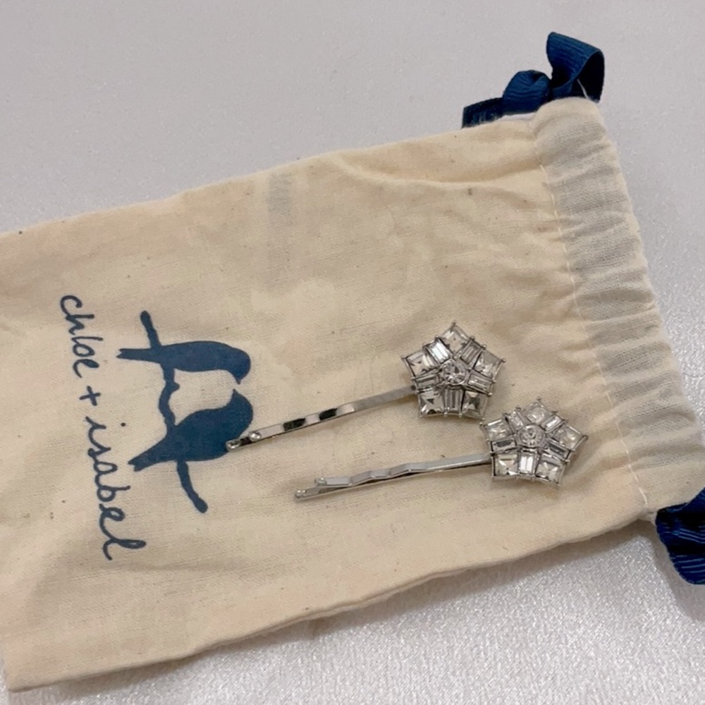 C&I crystal hair clip set - Picture 1 of 1